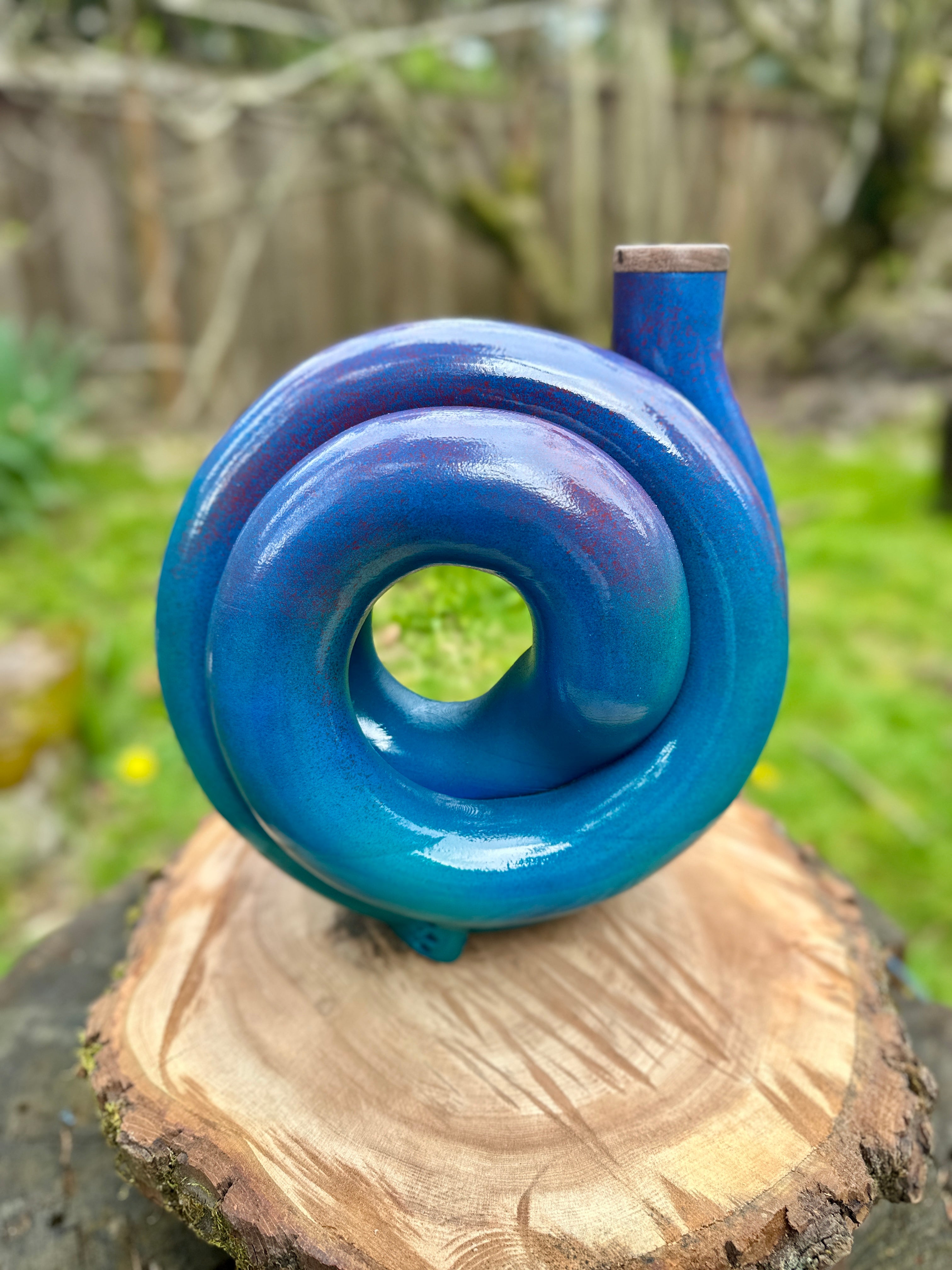 Super Spiral Compact Didgeridoo - B - Ready to Ship