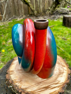 Super Spiral Compact Didgeridoo - D - Ready to Ship
